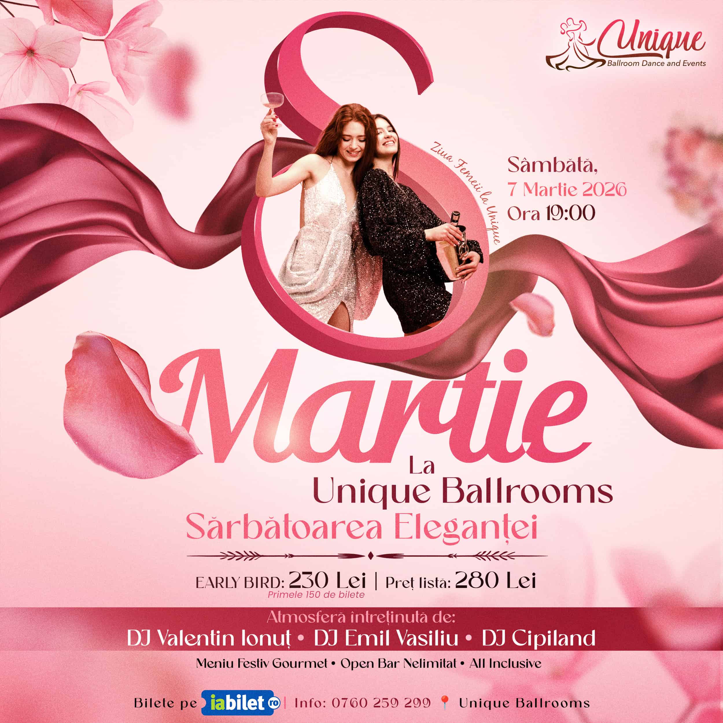 8 Martie la Unique Ballroom - Sărbătoarea Eleganței